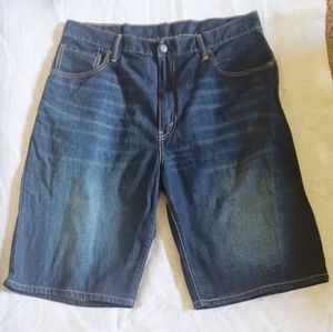 Men's Levi Strauss 569 blue denim shorts